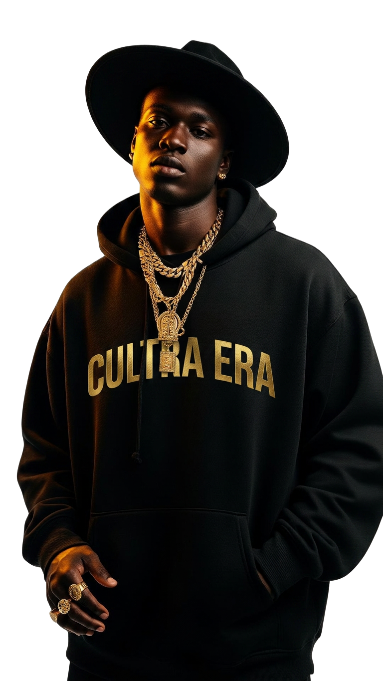 CULTRA model in luxury streetwear